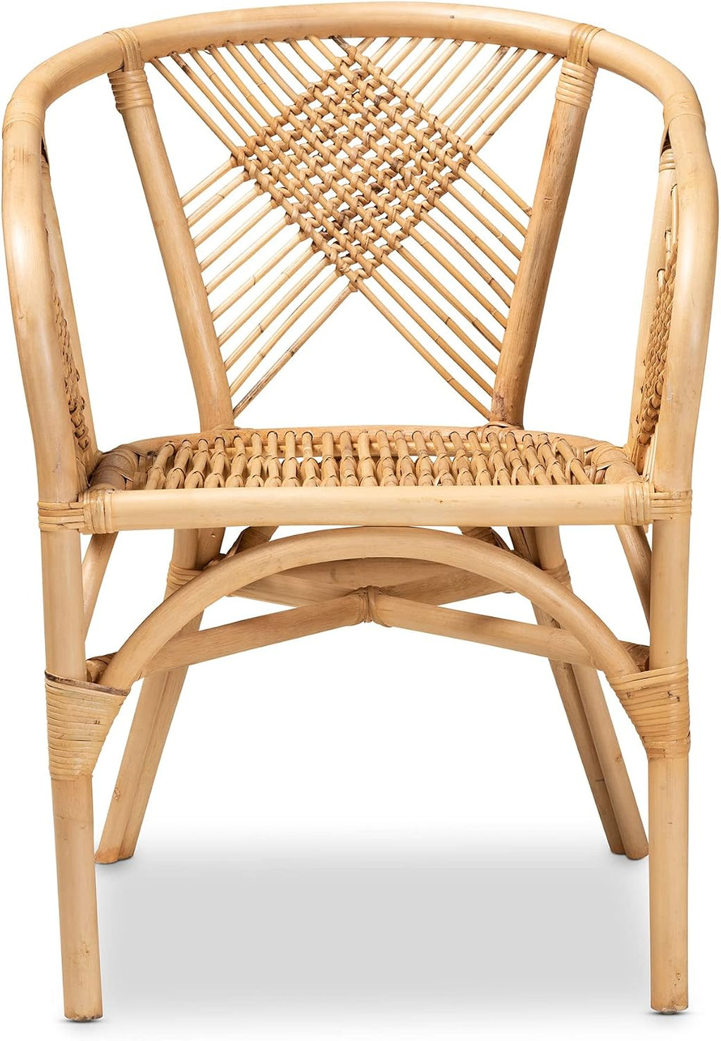 Natural Kagama Bohemian Rattan Dining Chair