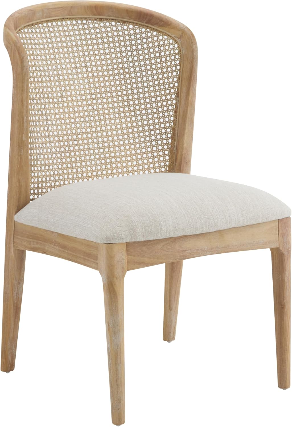 Beige Cane Lilia Dining Chairs Set of 2