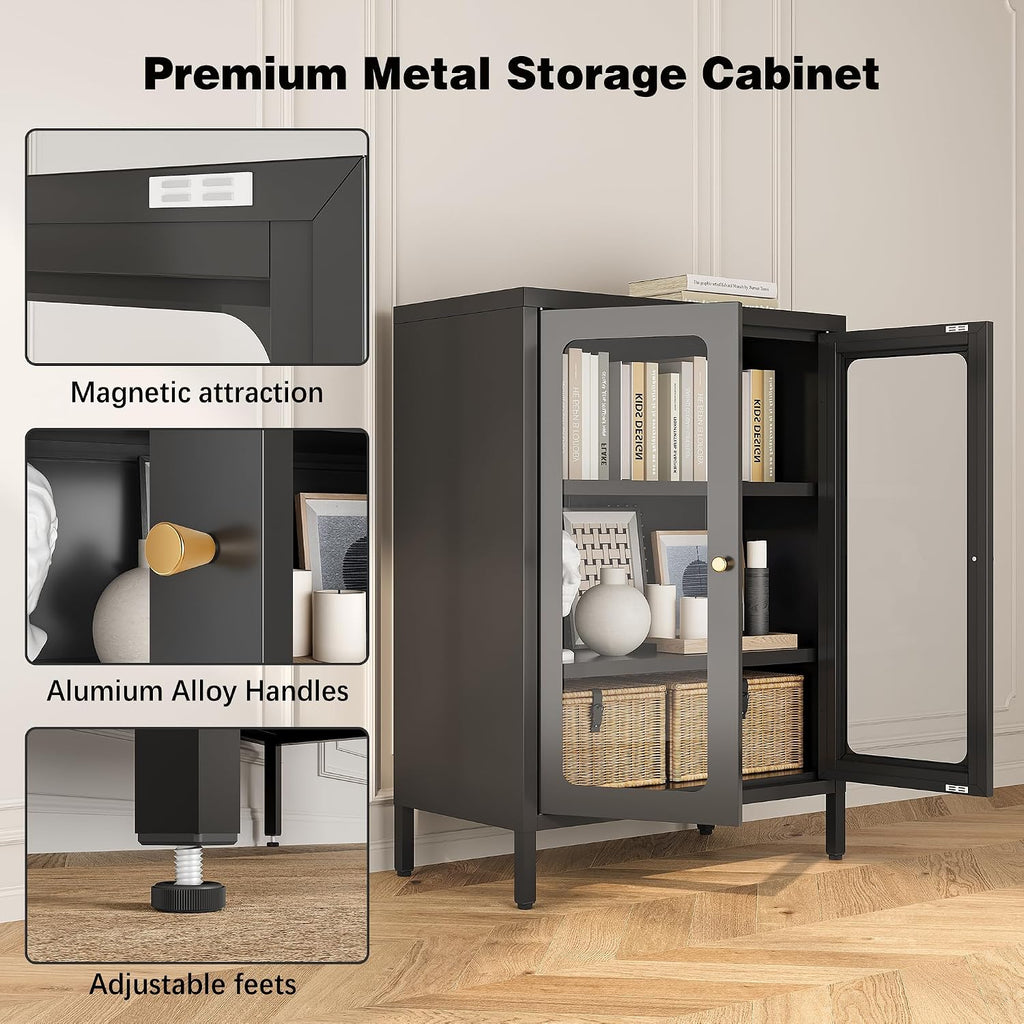 Small Glass Door Display Cabinet