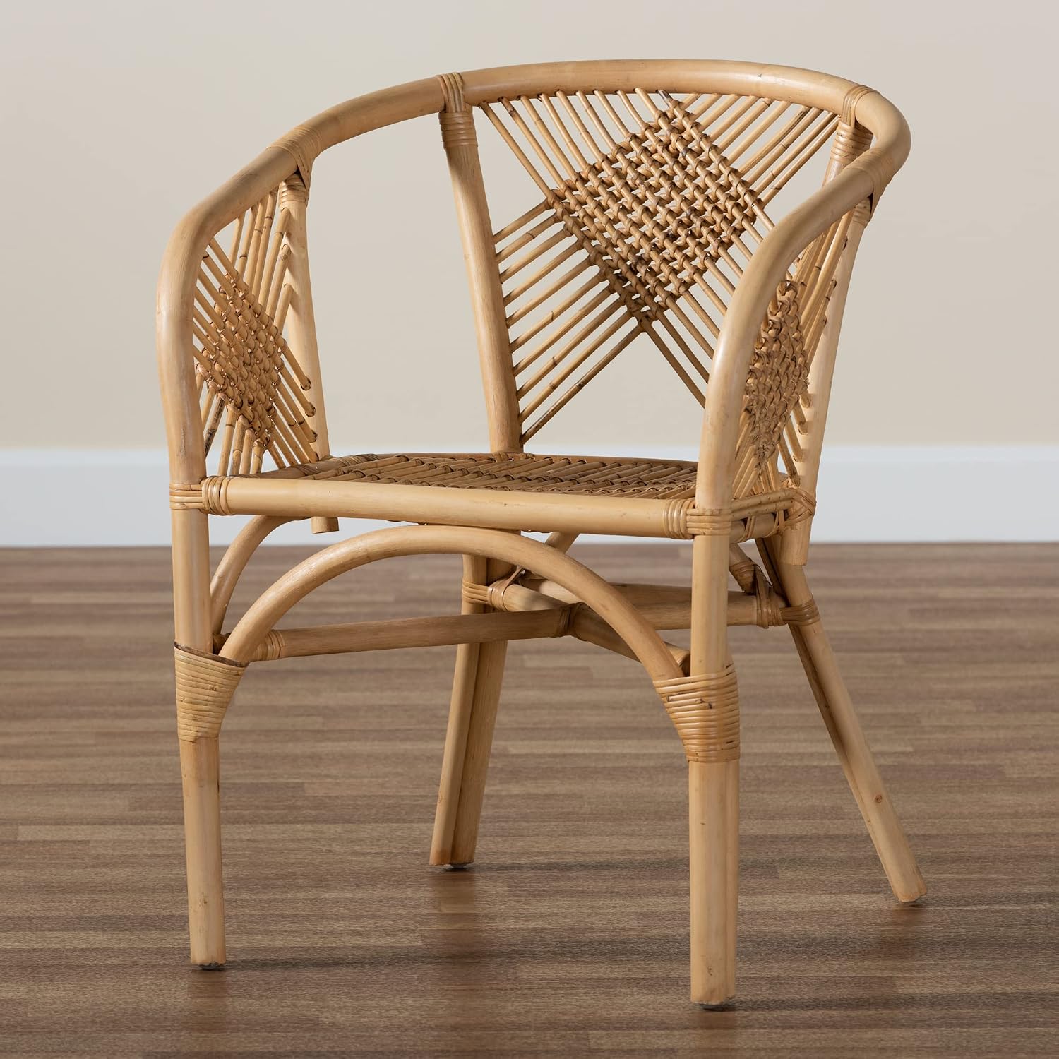Natural Kagama Bohemian Rattan Dining Chair
