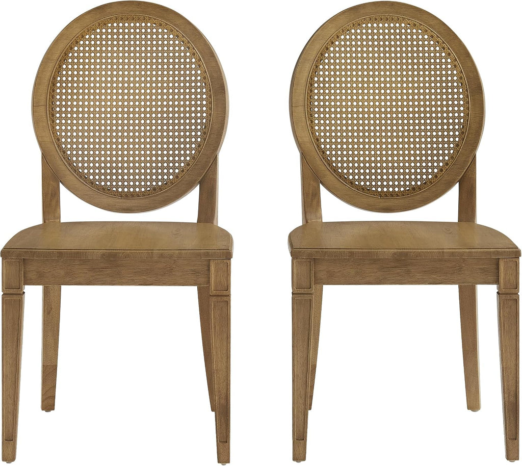 Driftwood Katia Cane Back Dining Chairs Set of 2